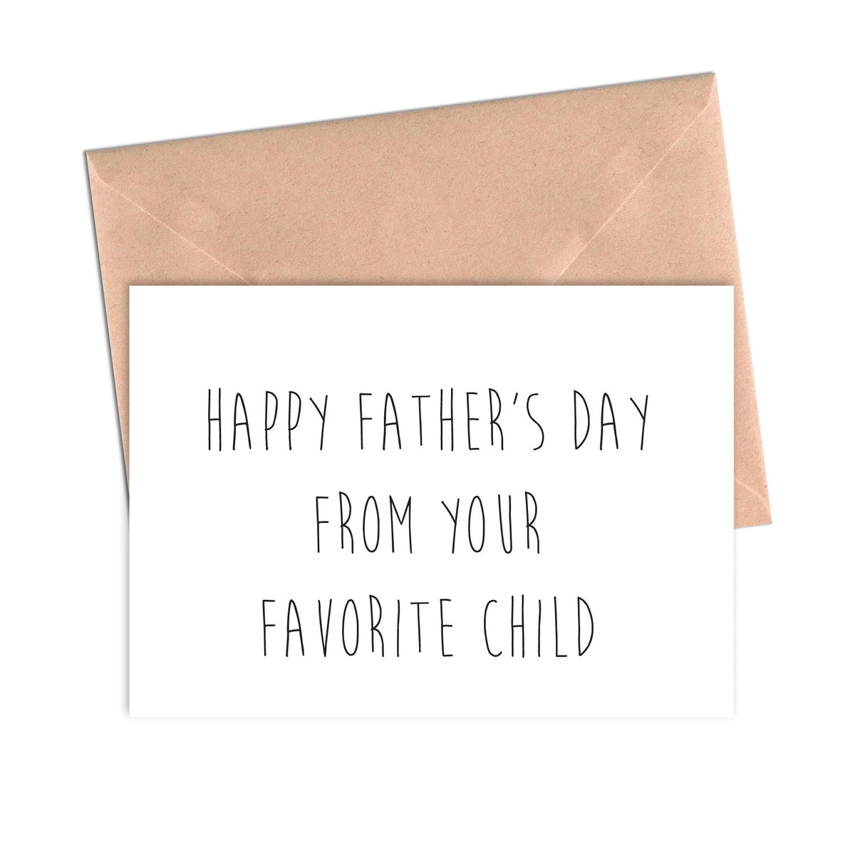 Like Father Like Daughter Funny Father's Day Card to Print