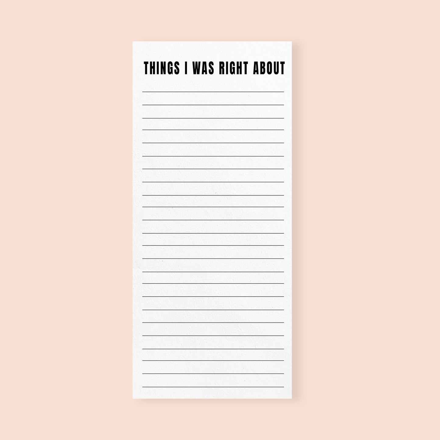 Funny Notepad Things I was Right About Notepad-notepad-Crimson and Clover Studio