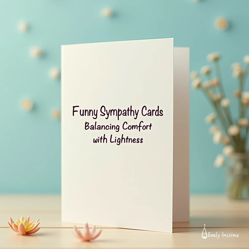 Funny Sympathy Card - Funny Sympathy Cards Balancing Comfort with Lightness