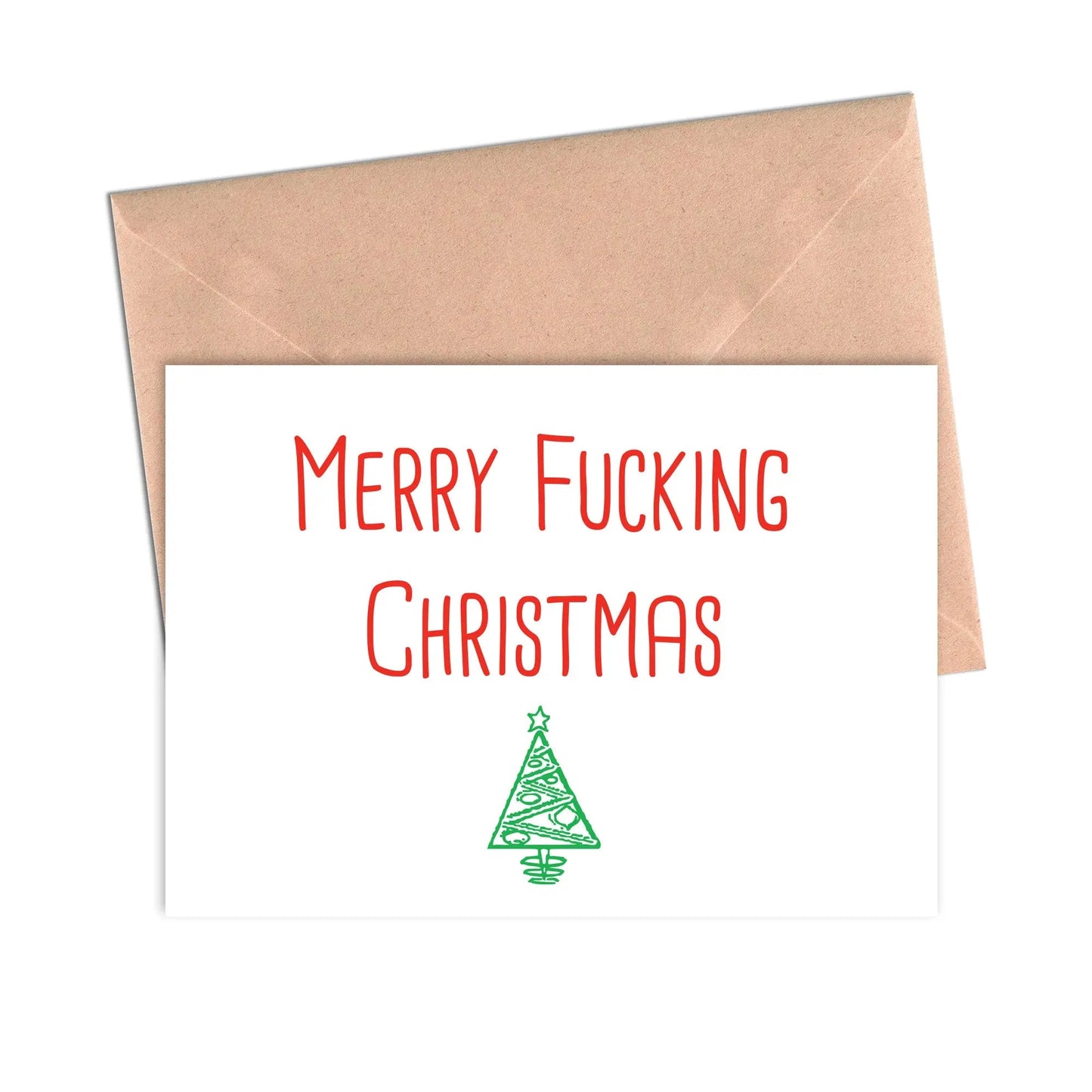 Merry Fucking Christmas funny holiday card