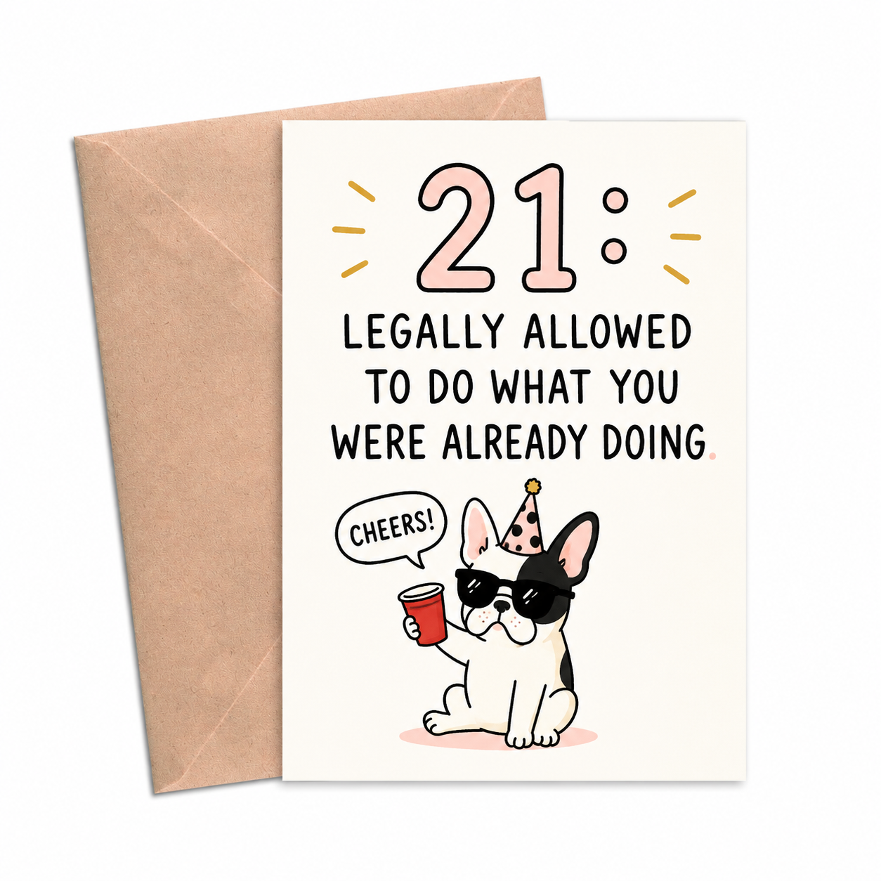 21st Birthday Funny Card