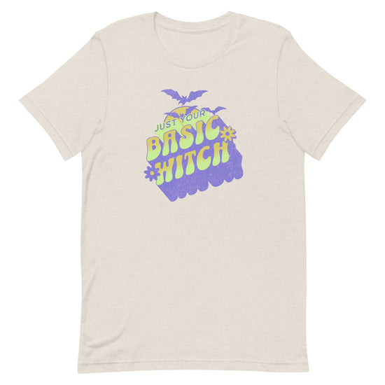 Basic Witch Unisex t-shirt-Tees-Crimson and Clover Studio