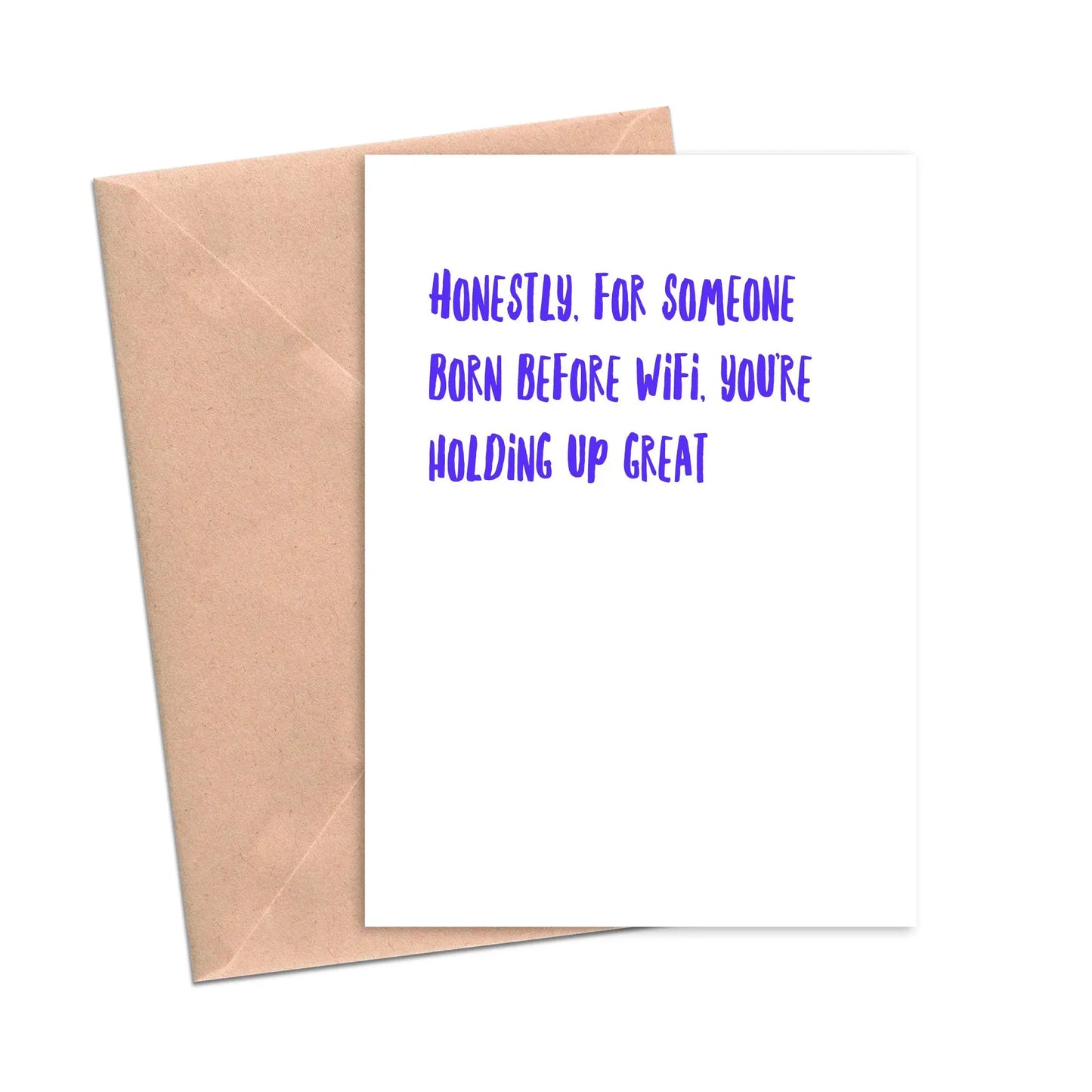 Born Before WIfi Funny Birthday Card-Birthday-Crimson and Clover Studio