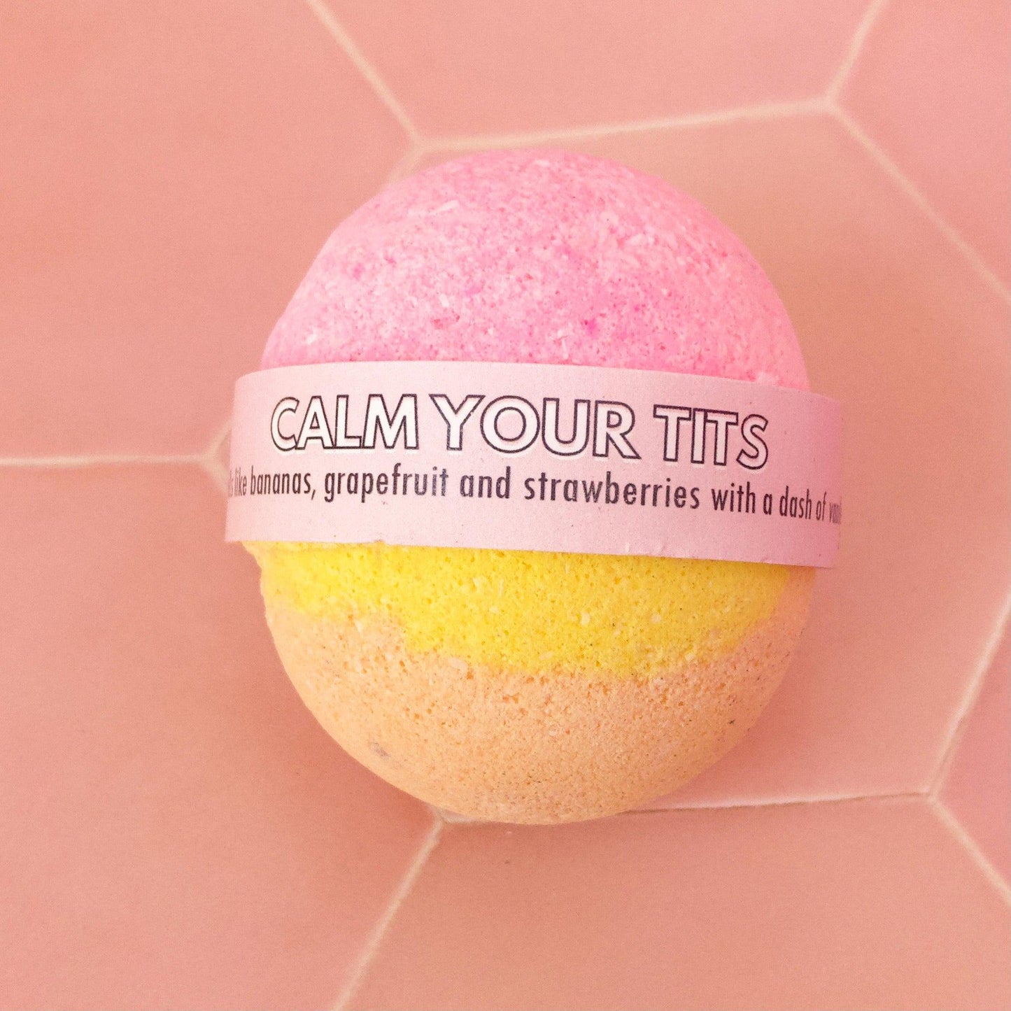 Load image into Gallery viewer, Calm Your T*ts Bath Bomb-bath bombs-Crimson and Clover Studio
