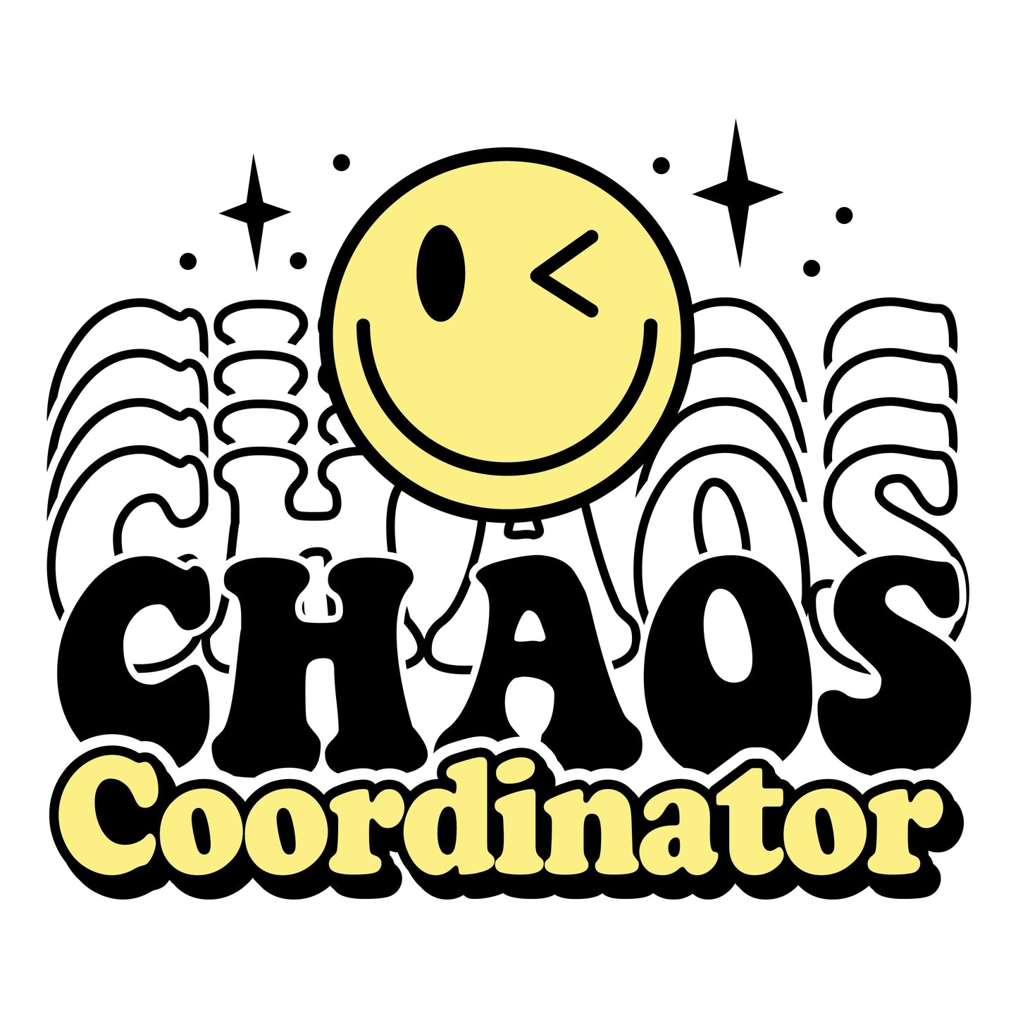 Chaos Coordinator Funny Sticker-sticker-Crimson and Clover Studio