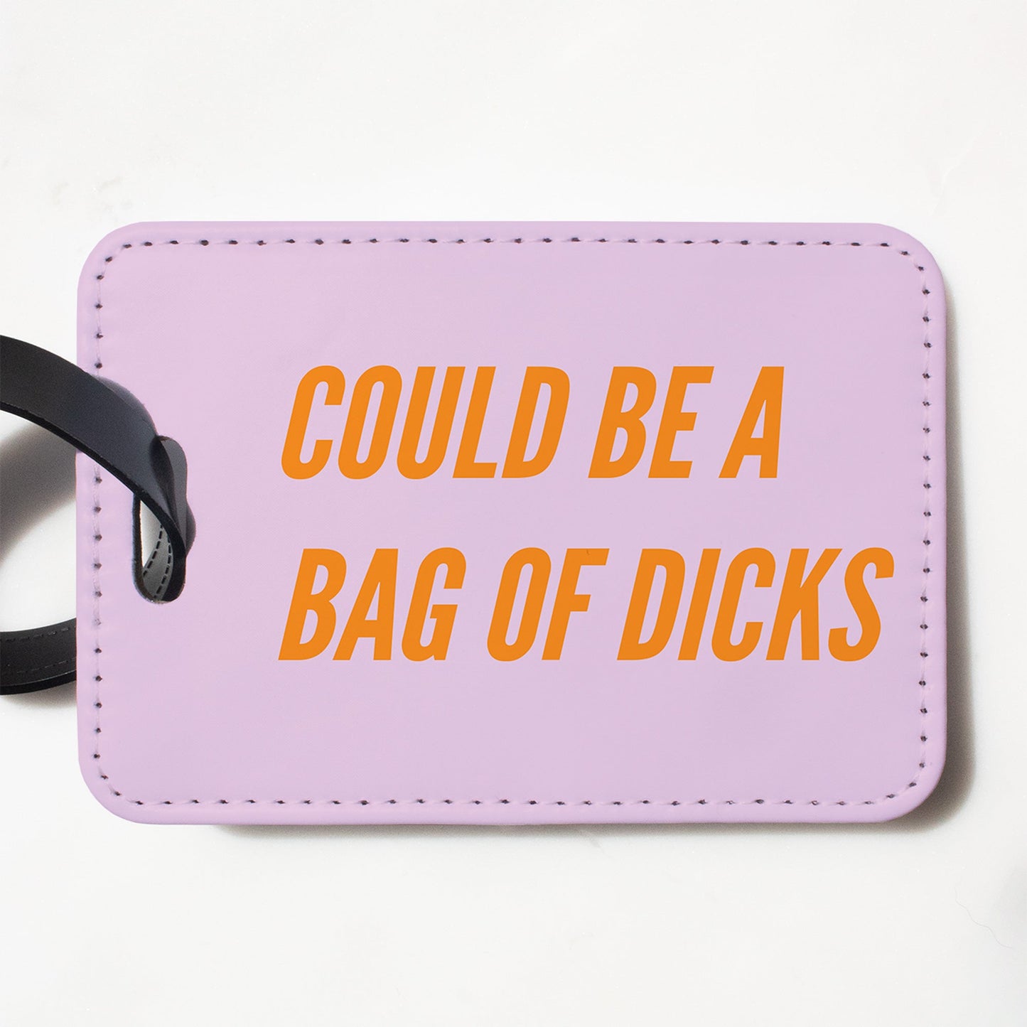 Could Be a Bag of Dicks Funny Luggage Tag-Luggage Tag-Crimson and Clover Studio