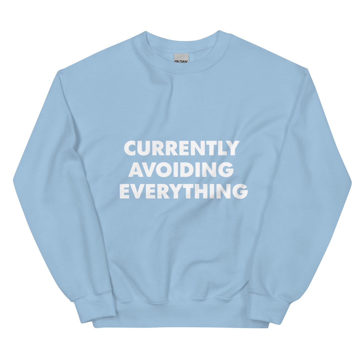 Currently Avoiding Everything Sweatshirt-sweatshirt-Crimson and Clover Studio