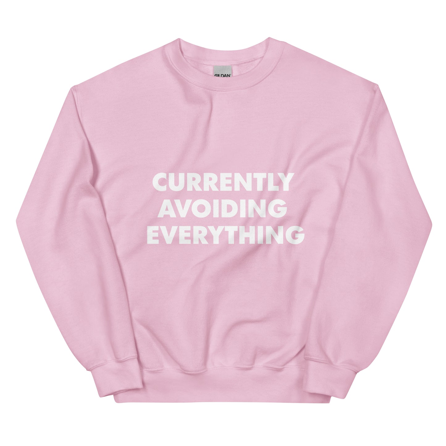 Currently Avoiding Everything Sweatshirt-sweatshirt-Crimson and Clover Studio