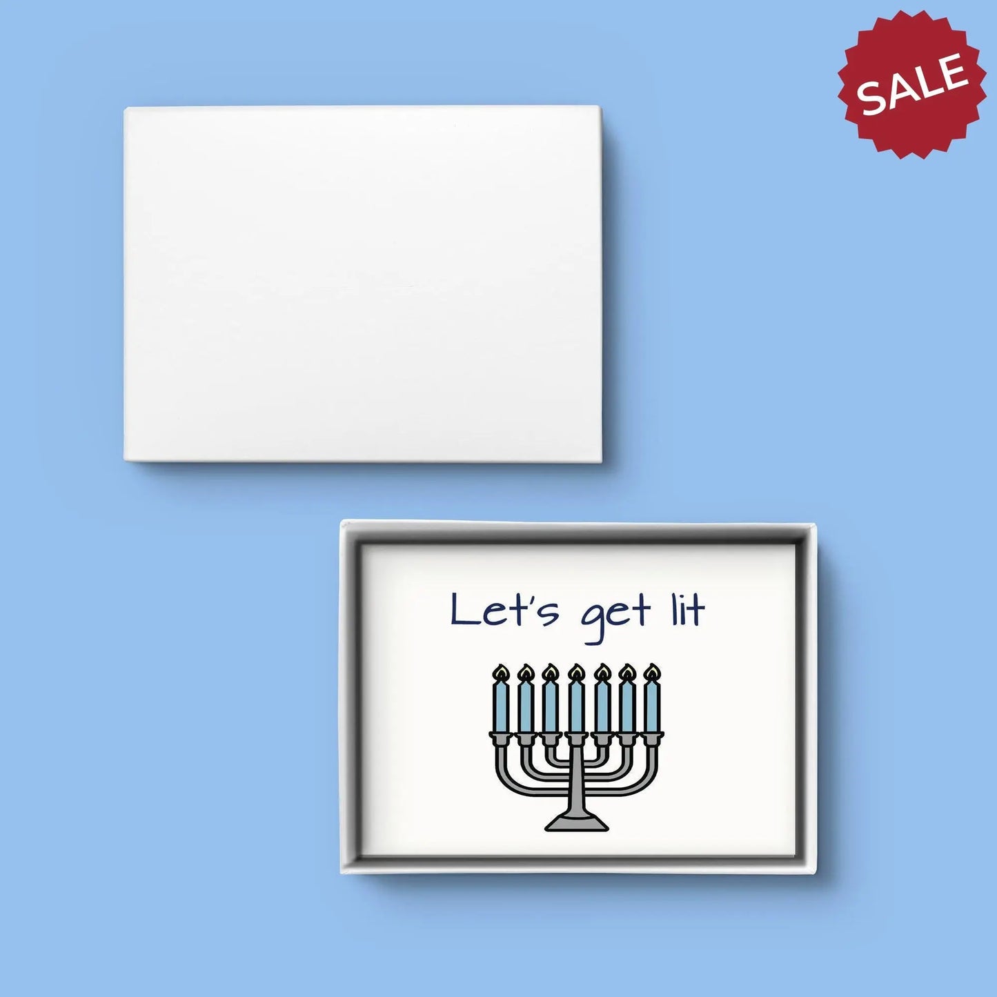 DRAFT - Let's Get Lit Hanukkah Boxed Cards