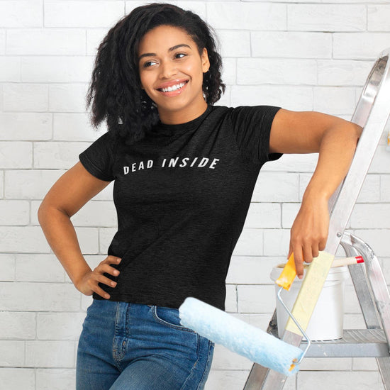 Dead Inside Unisex t-shirt-Tees-Crimson and Clover Studio