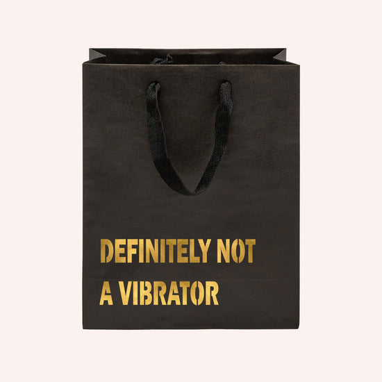 Definitely Not a Vibrator Funny Gift Bag-gift bag-Crimson and Clover Studio