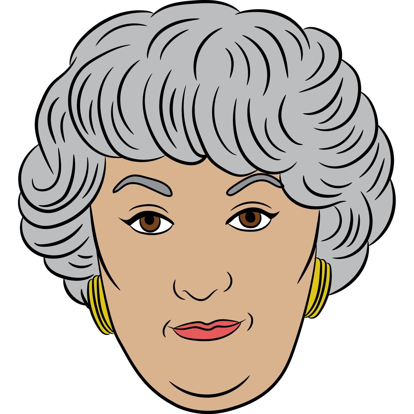 Dorothy Golden Girls Sticker-sticker-Crimson and Clover Studio