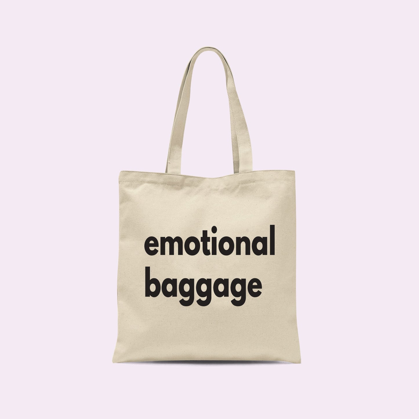 Emotional Baggage Tote Bag-Totes-Crimson and Clover Studio