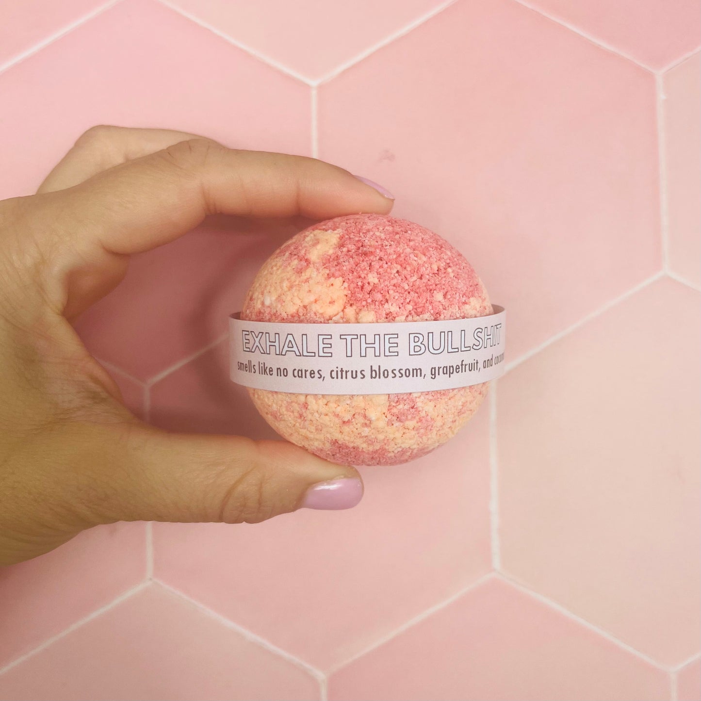 Exhale the Bullshit Bath Bomb-bath bombs-Crimson and Clover Studio