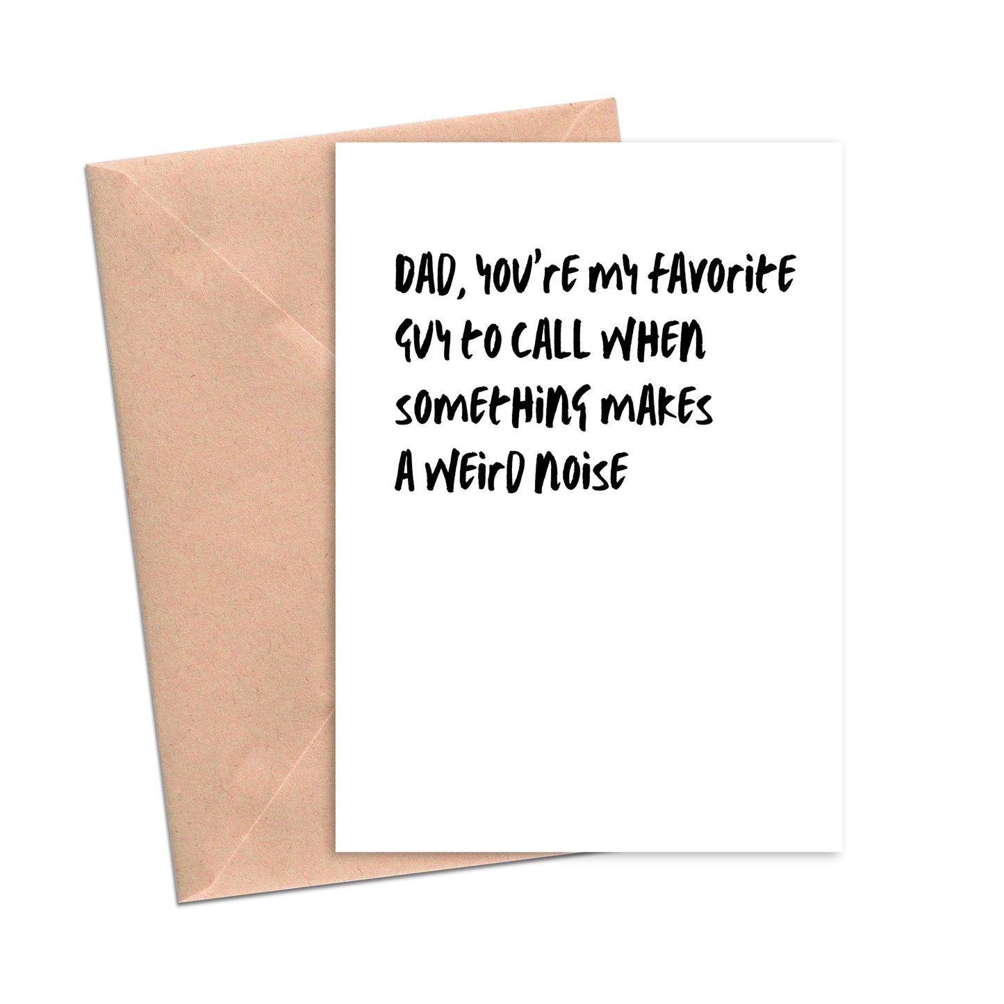 Weird Noise Father's Day Father Birthday Card