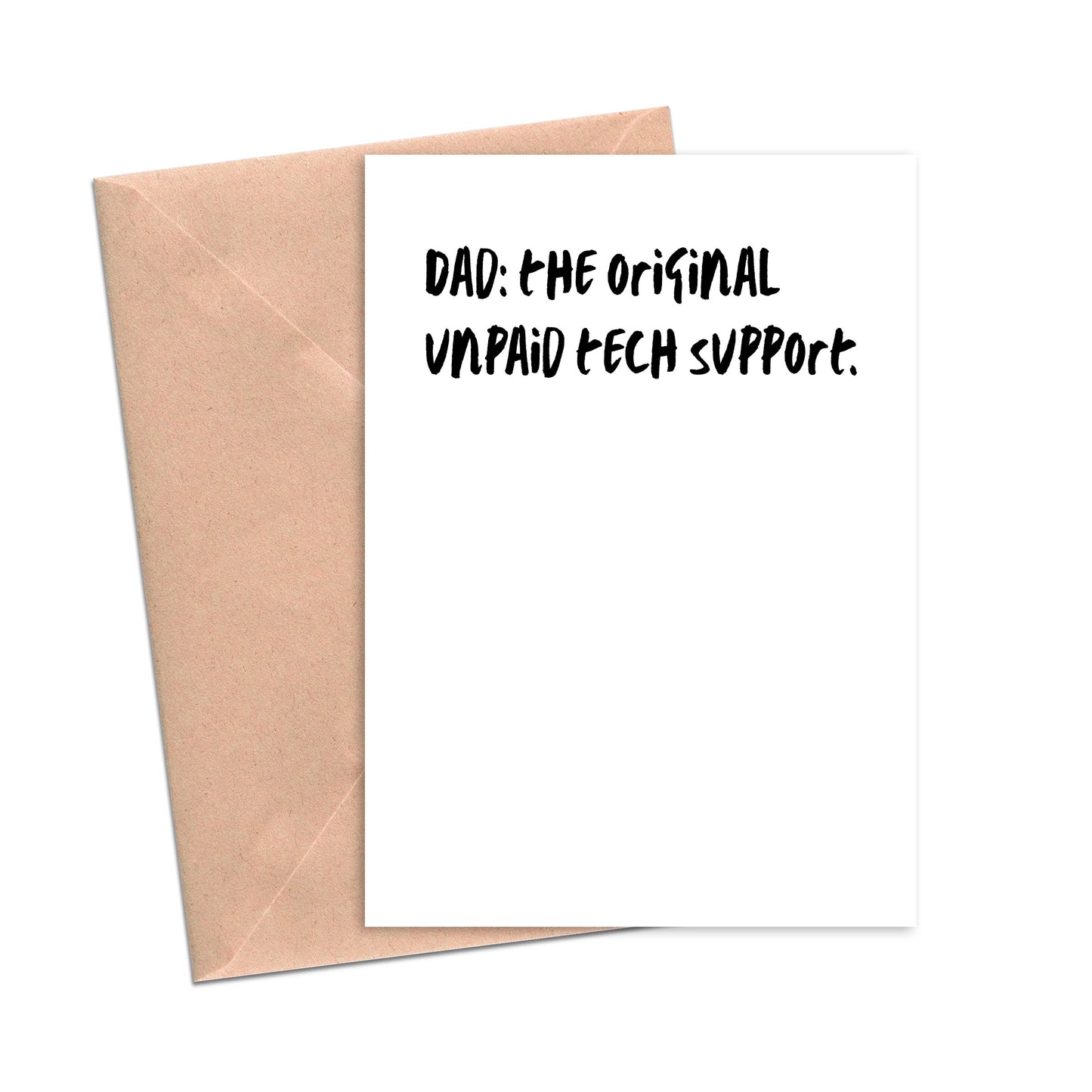Dad the Original Tech Support Father's Day Dad Birthday Card