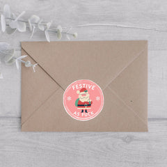 Festive as Fuck Funny Christmas Sticker