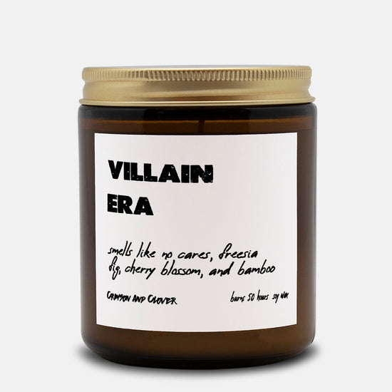 Load image into Gallery viewer, Funny Candle Villain Era Air 9 oz Soy Candle-Candles-Crimson and Clover Studio
