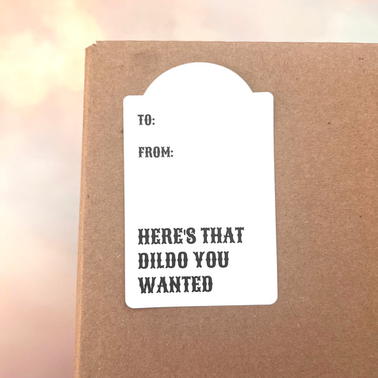 Funny Christmas Adhesive Tags-Crimson and Clover Studio