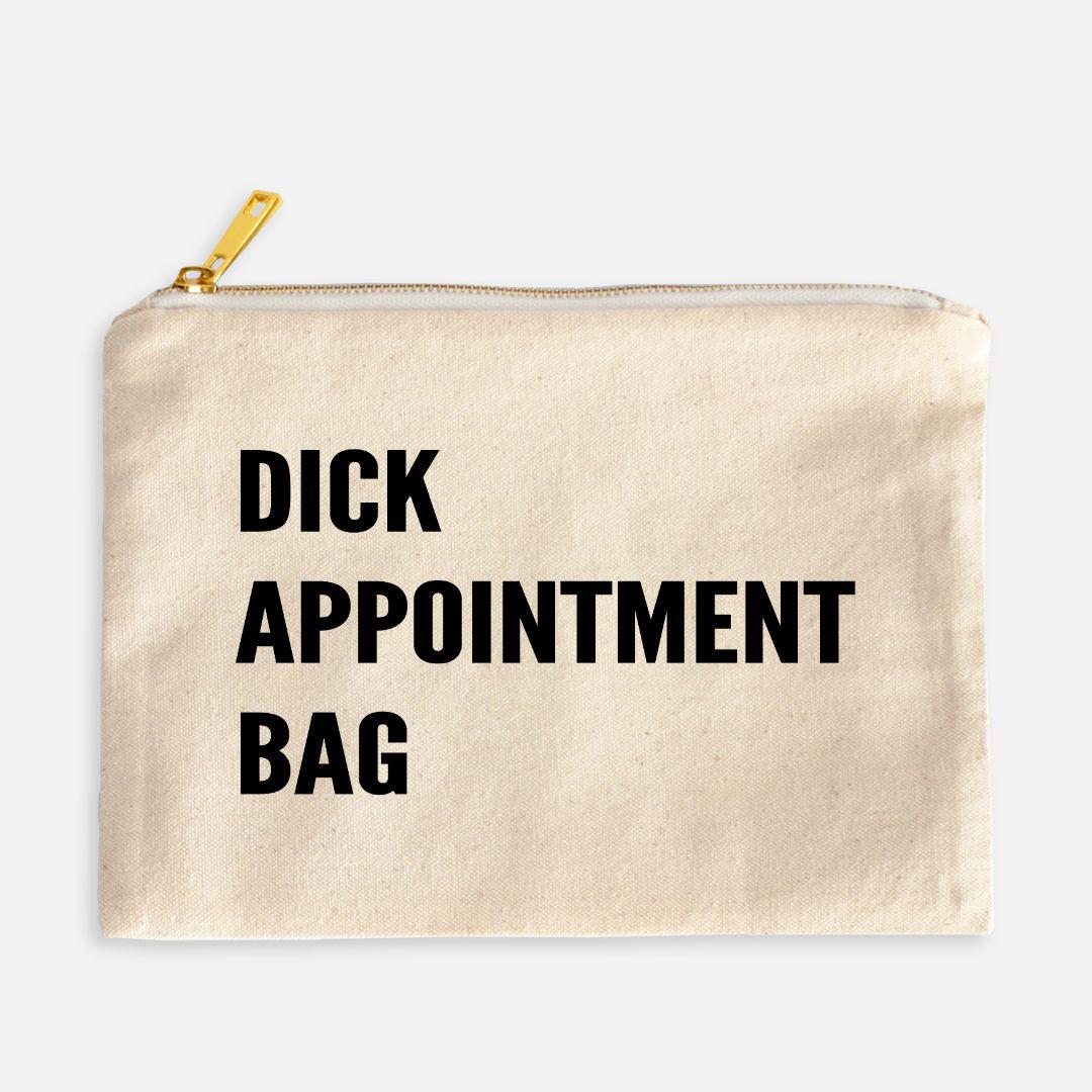 Load image into Gallery viewer, Funny Cosmetic Bag Gift D*ck Appointment Cosmetic Bag-Cosmetic Bags-Crimson and Clover Studio
