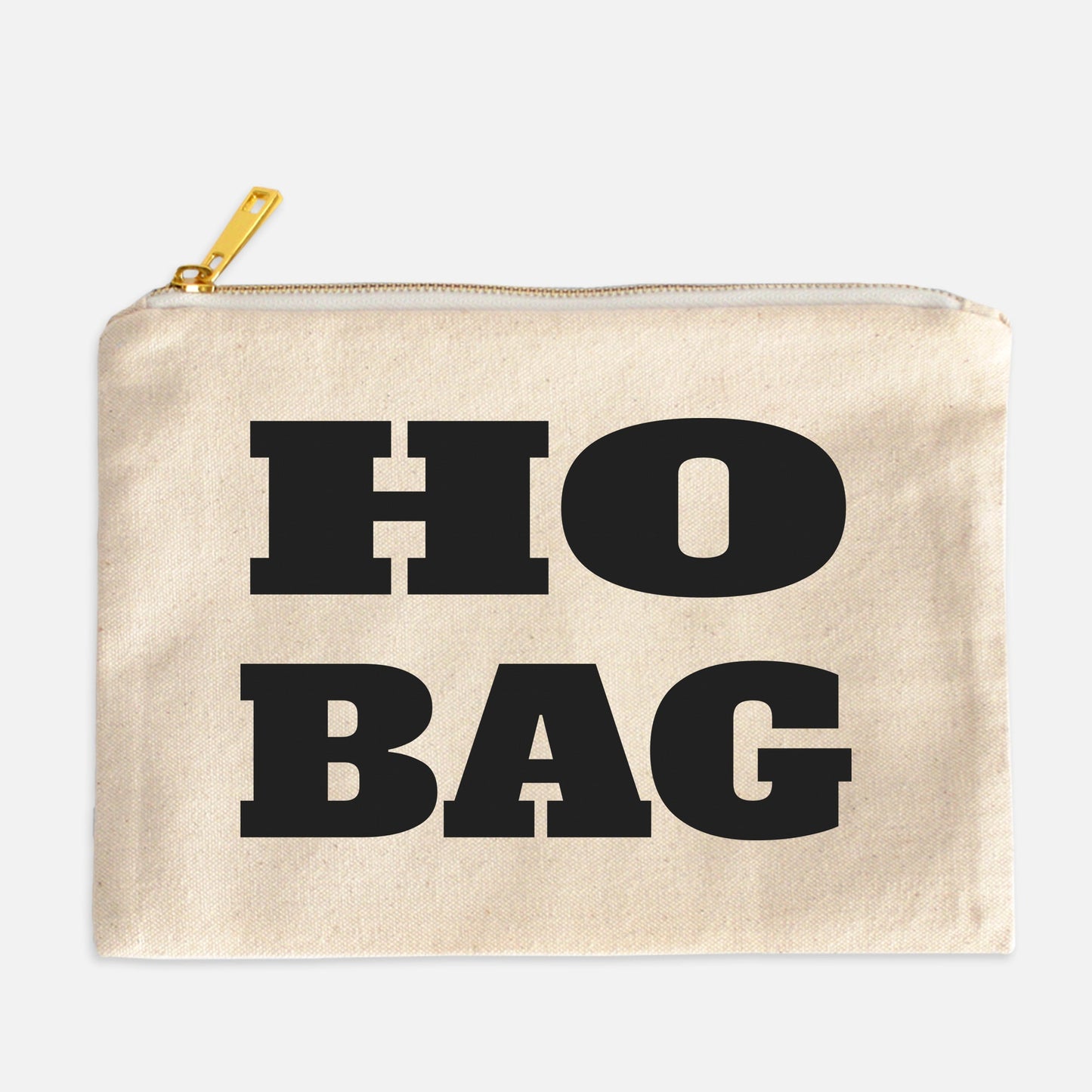 Funny Cosmetic Bag Gift Ho Bag Cosmetic Bag-Cosmetic Bags-Crimson and Clover Studio