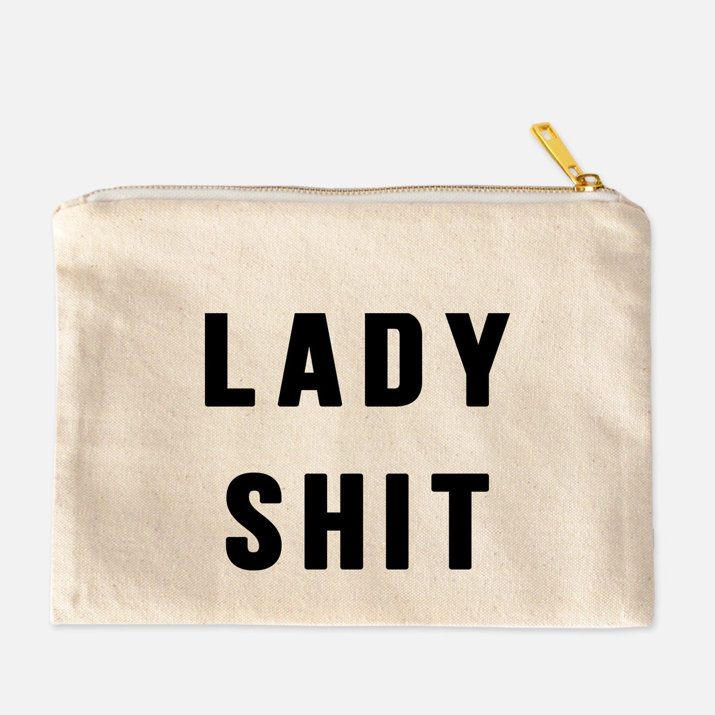 Funny Cosmetic Bag Gift Lady Shit Cosmetic Bag-Cosmetic Bags-Crimson and Clover Studio