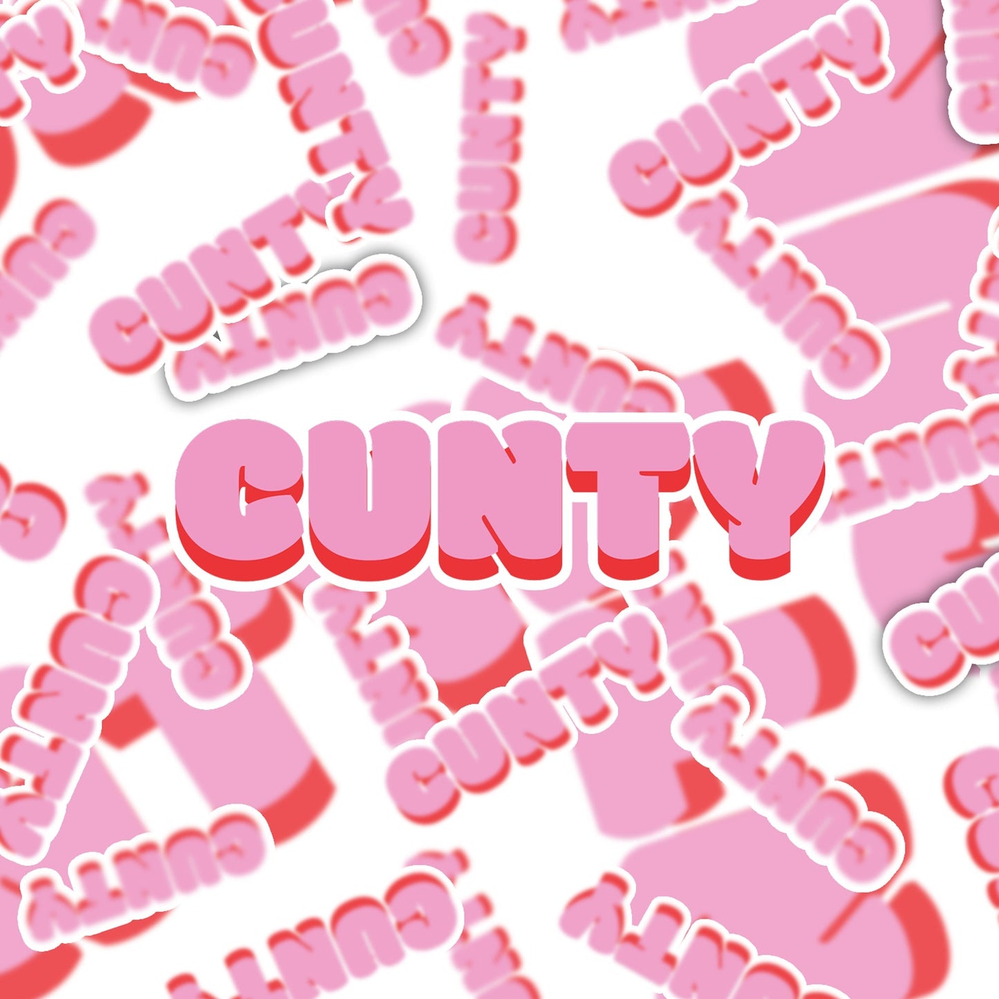 Funny Cunty Magnet-magnet-Crimson and Clover Studio