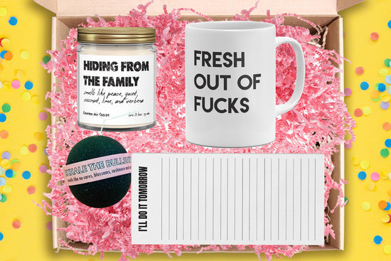 Funny Mom Care Package-Care Package-Crimson and Clover Studio