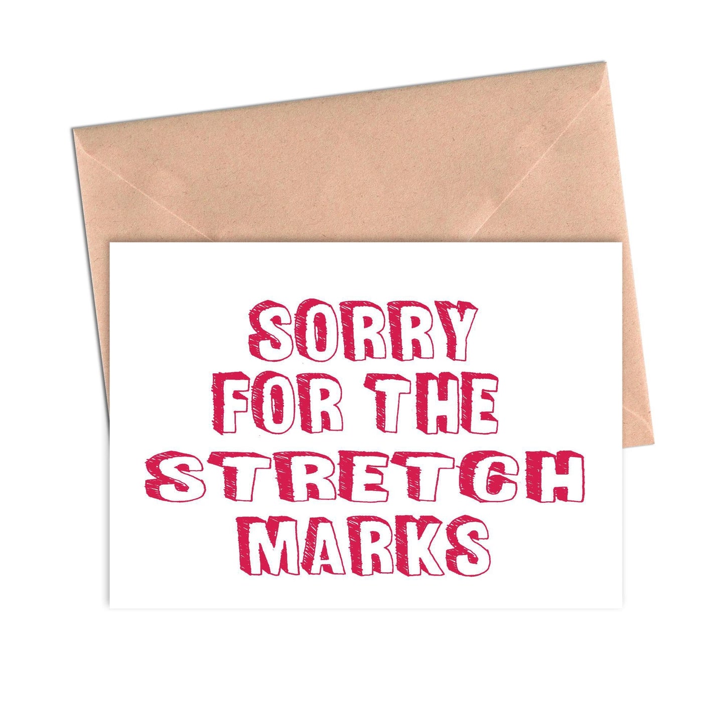 Funny Mother's Day Card Stretch Marks Mom Card-Mom and Dad-Crimson and Clover Studio