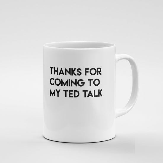 Funny Mug Ted Talk Mug-Mugs-Crimson and Clover Studio