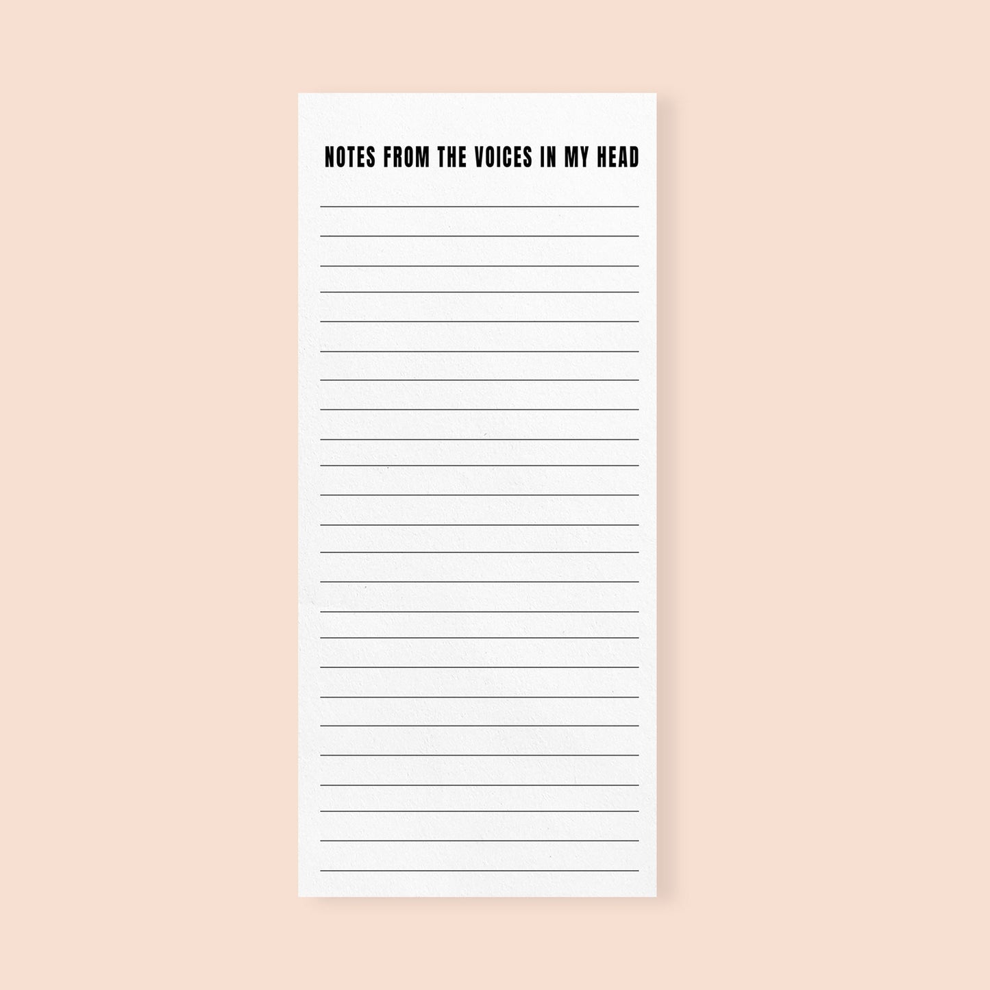 Load image into Gallery viewer, Funny Notepad Notes from the Voices in My Head-notepad-Crimson and Clover Studio
