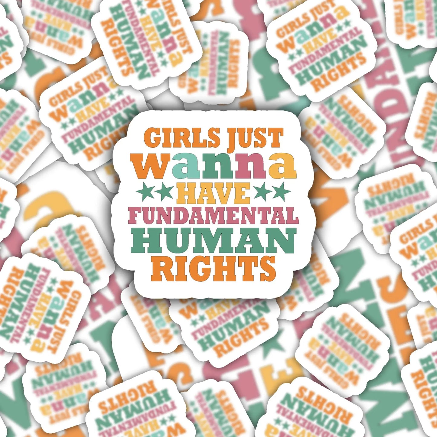 Fundamental Rights Sticker Stickers | Crimson and Clover Studio