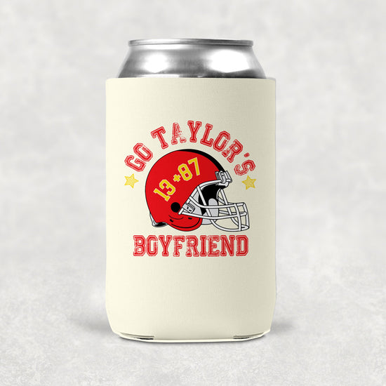 Go Taylor's Boyfriend Funny Koozie-Crimson and Clover Studio