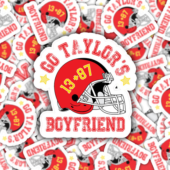 Load image into Gallery viewer, Go Taylor&amp;#39;s Boyfriend Sticker-sticker-Crimson and Clover Studio
