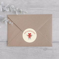 Happy Fucking Holidays Envelope Sticker