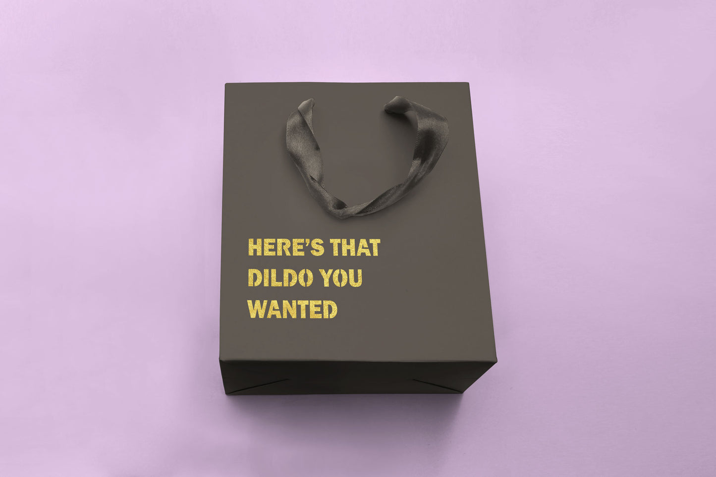 Here's that Dildo You Wanted Funny Gift Bag-gift bag-Crimson and Clover Studio