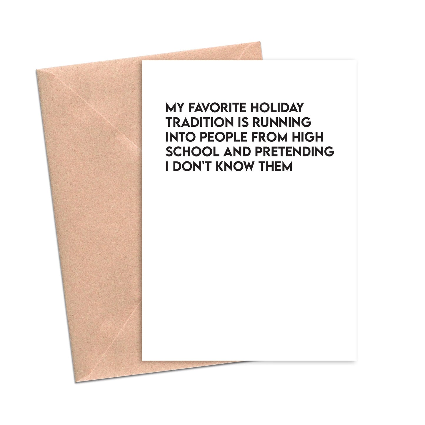 High School Christmas Funny Holiday Card-Holiday Cards-Crimson and Clover Studio