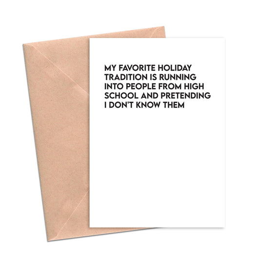 High School Christmas Funny Holiday Card-Holiday Cards-Crimson and Clover Studio