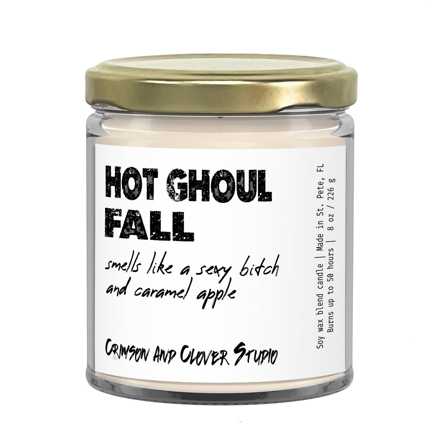 Hot Ghoul Caramel Apple Candle-Candles-Crimson and Clover Studio