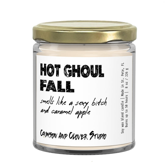 Hot Ghoul Caramel Apple Candle-Candles-Crimson and Clover Studio