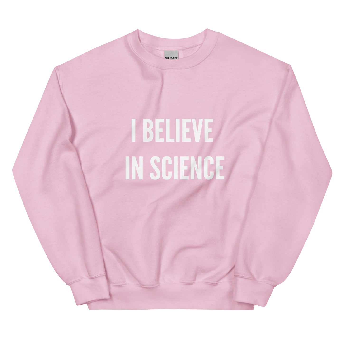 I Believe in Science Sweatshirt-sweatshirt-Crimson and Clover Studio