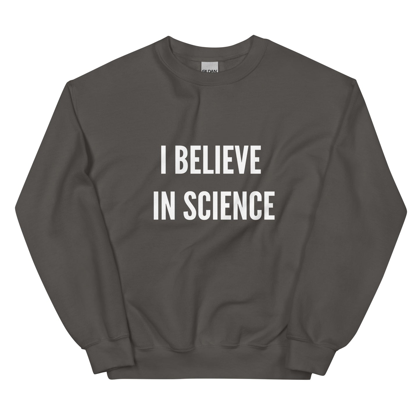 I Believe in Science Sweatshirt-sweatshirt-Crimson and Clover Studio