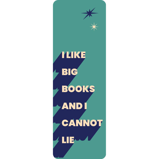 I Like Big Books and I Cannot Lie Bookmark-bookmark-Crimson and Clover Studio