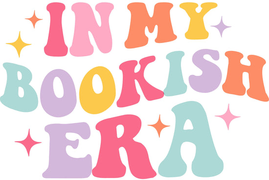 In My Bookish Era Funny Sticker-sticker-Crimson and Clover Studio