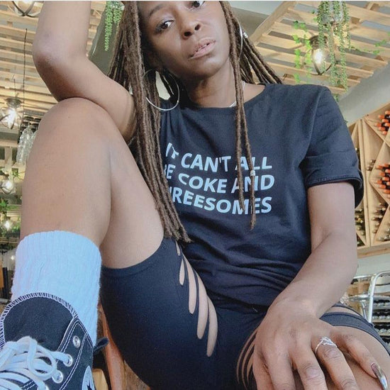 Load image into Gallery viewer, It Can&amp;#39;t All Be Coke and Threesomes Unisex Eco-Friendly Shirt-Tees-Crimson and Clover Studio
