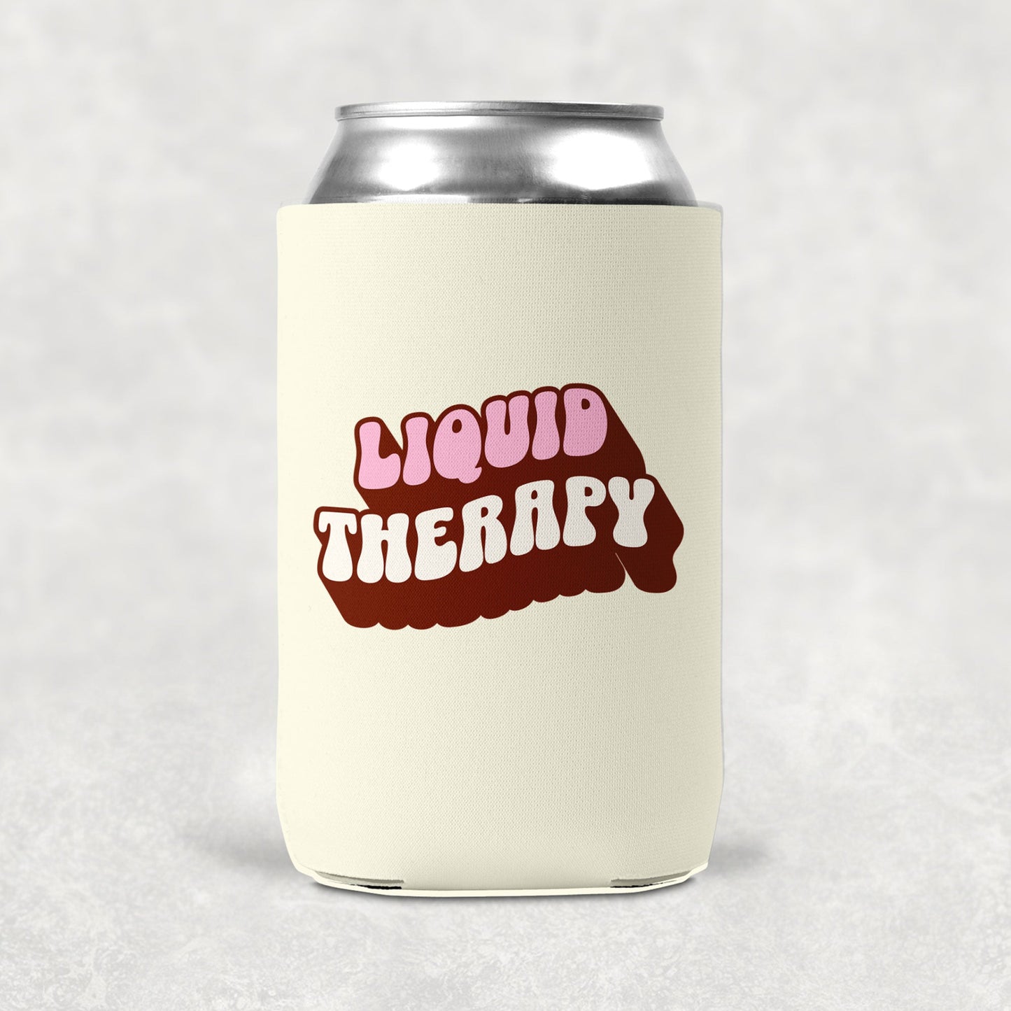 Liquid Therapy Funny Koozie-Crimson and Clover Studio