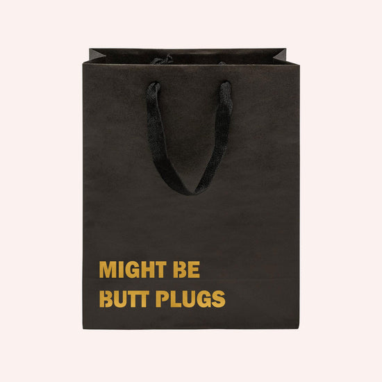 Might Be Butt Plugs Funny Gift Bag-gift bag-Crimson and Clover Studio