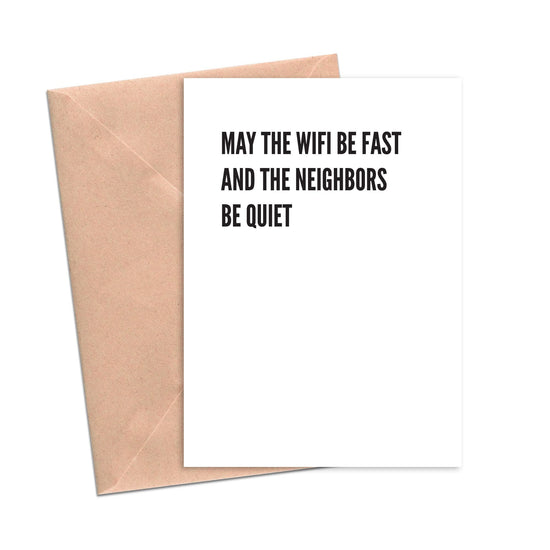 New Home Wifi Housewarming Card