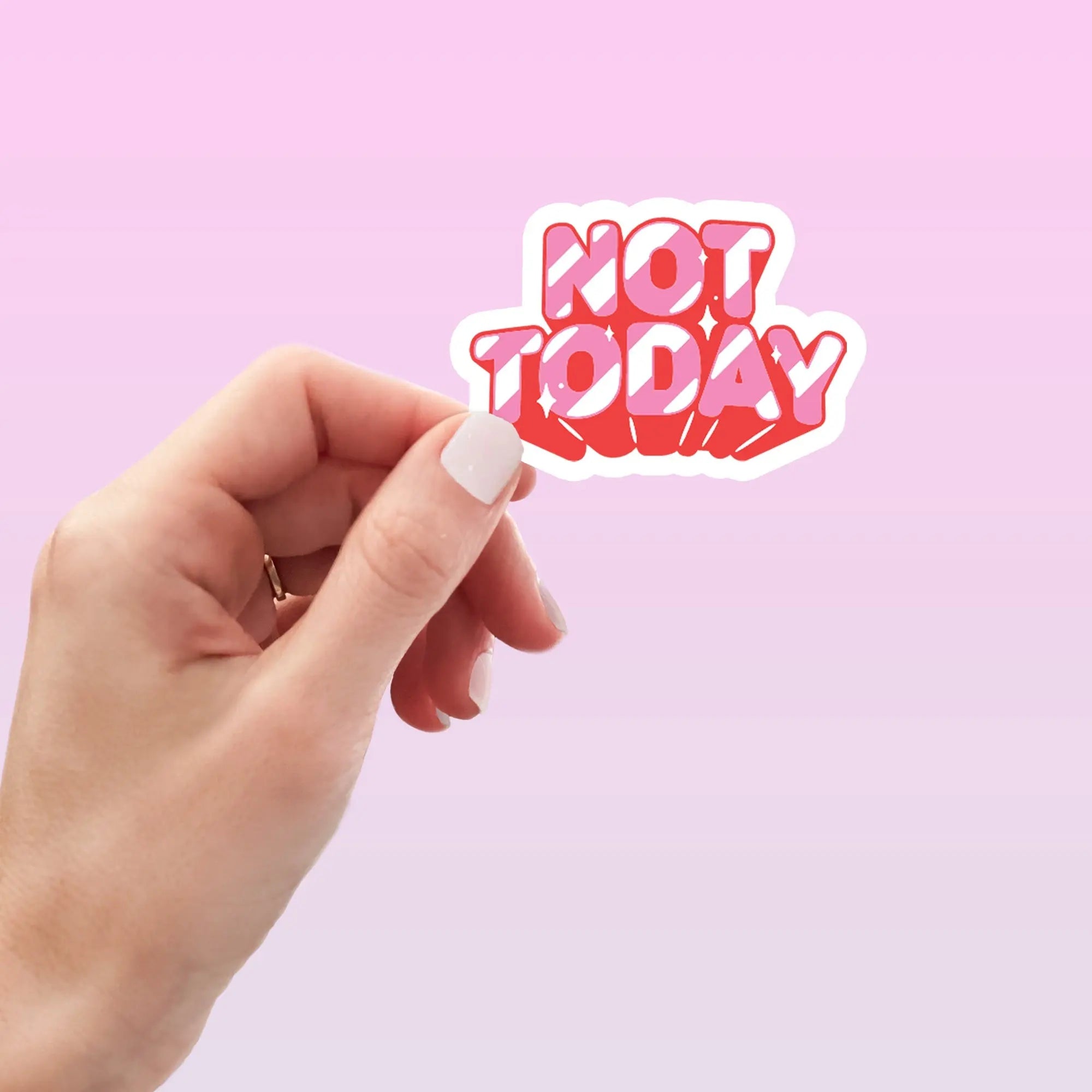 Not Current Sticker Brutally Honest Cards and Gifts– Crimson and Clover Studio