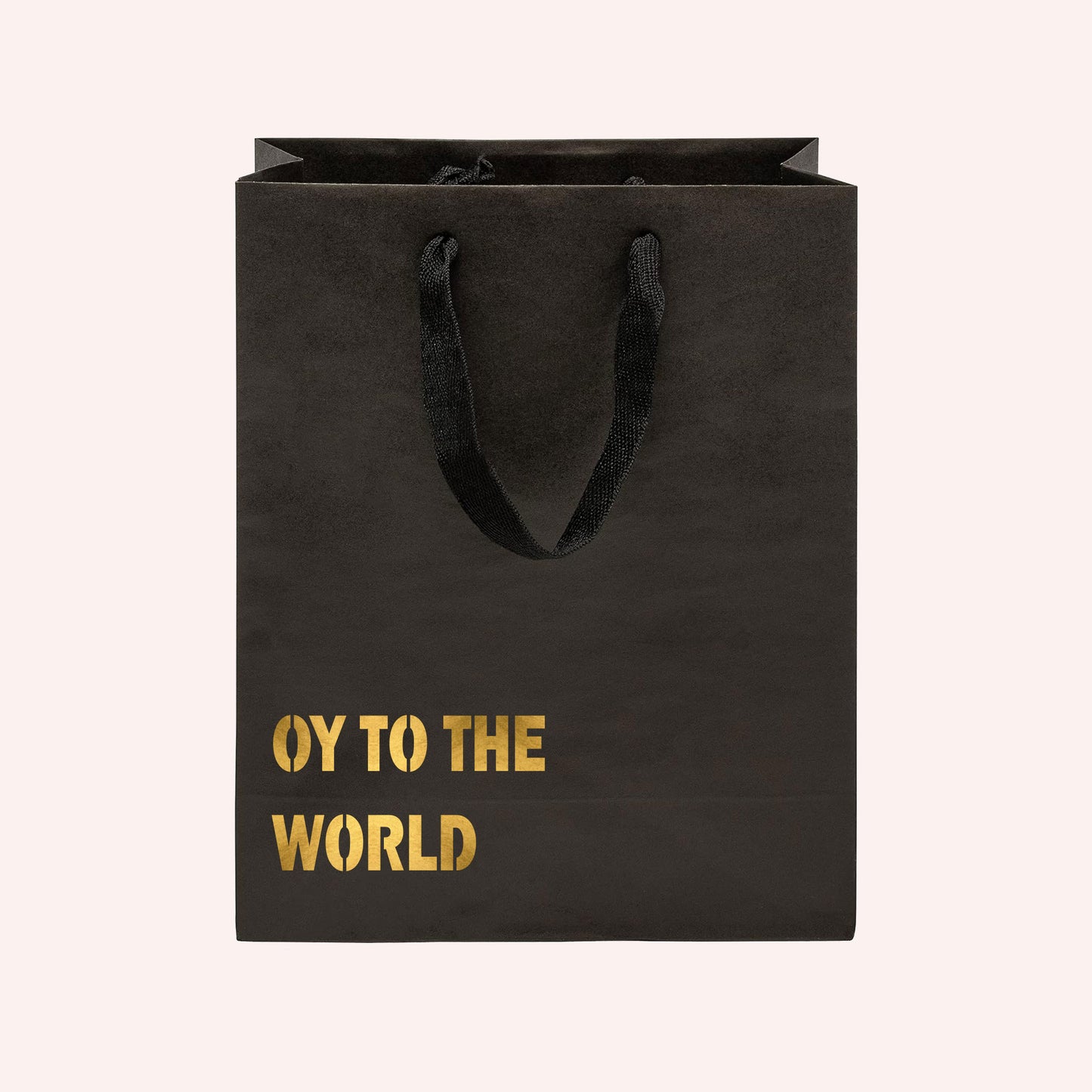 Oy to the World Funny Hanukkah Gift Bag-Crimson and Clover Studio